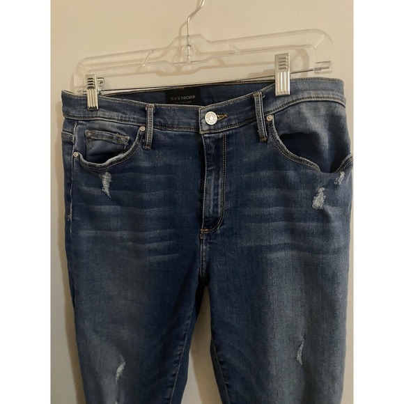 Black Orchid Los Angeles Jeans Miranda Off Step Distressed Size 30 retails $195 - Picture 7 of 17